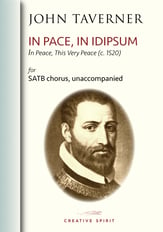 IN PACE, IN IDIPSUM SATB choral sheet music cover